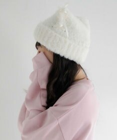 WEGO レースアップネコミミニットキャップ