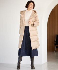 自由区 【WEB限定カラーあり・新色追加・洗える】ブライトダウン ロング丈ダウンコート