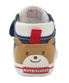 MIKI HOUSE HOT BISCUITS 【14-16cm】 かかと顔ドン デニム セカンドベビーシューズ