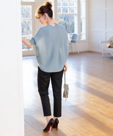 Tiaclasse 【洗える】幅広く活躍が期待できるドロストパンツ