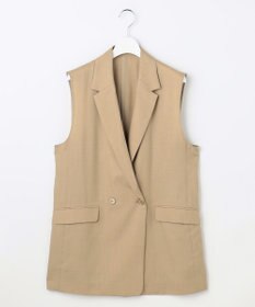 自由区 L 【セットアップ対応】ソフトツイルクロス ジレ