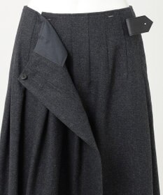 23区 【R(アール)】ウールラメ タックラップスカート