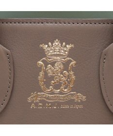 A.D.M.J. 【牛革】 クラシックアニルブリロ/サイドベルトトート25cm(ショルダーストラップ付)