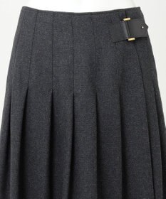 23区 【R(アール)】ウールラメ タックラップスカート