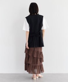 YECCA VECCA ドライタッチウエストベルトジレ