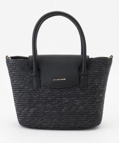LA BAGAGERIE フラップ2WAYかごトートバッグ