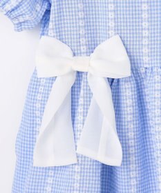 ANY KIDS 【洗濯機可能】サッカー ストライプワンピース