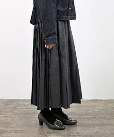 Pointer 日本製 本革バックルパンプス