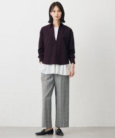 J.PRESS LADIES ジョーゼットダンボール スキッパー カットソー