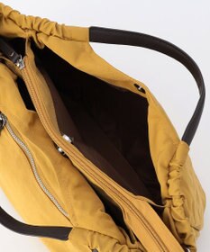 LA BAGAGERIE 【MONICA】サイドギャザー2WAYトートバッグ Mサイズ