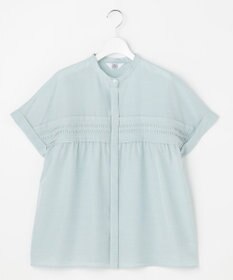 J.PRESS LADIES S ソフトシアークロス フレンチスリーブ ブラウス