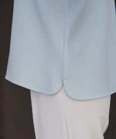 Tiaclasse L 取り外しパール付きボウタイブラウス