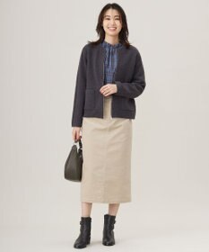 J.PRESS LADIES 【洗える】ハイブリッドAIRDUROY スカート