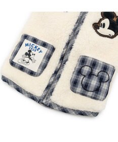 PET PARADISE ディズニー ミッキーマウス 襟付 ジップUP ベスト 小型犬