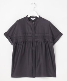 J.PRESS LADIES S ソフトシアークロス フレンチスリーブ ブラウス