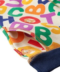 MIKI HOUSE HOT BISCUITS 【80-120cm】 ロゴ総柄 スウェットパンツ