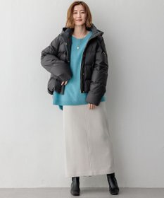 23区 L 【洗える/撥水加工】シレータフタ コンパクト ダウンコート