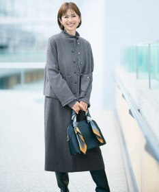 自由区 【カタログ掲載】カラーブロックシルク スカーフ