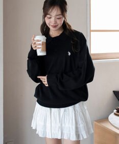 WEGO 【25年秋冬新作/ユニセックス着用ITEM/MLサイズ展開】別注USPOLOニットポロ