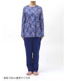 WACOAL ミントン 長袖 長ズボン パジャマ 綿100%(本体) NDX552 /ワコール