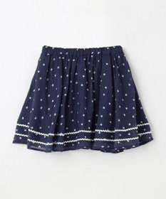 ANY KIDS ネコ×ドット スカート