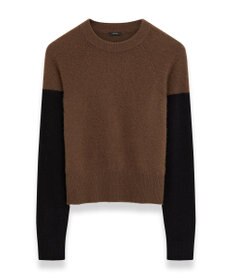 JOSEPH 【洗える】ブラッシュドカシミヤ　ラウンドネックニット