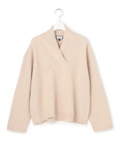 J.PRESS YORK STREET 【WOMEN】ウールカシミヤ 変形Vネック ニット