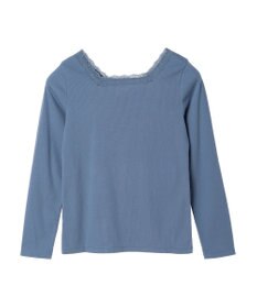 earth music&ecology 前後２ＷＡＹ襟レースプルオーバー