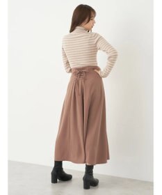 earth music&ecology バックレースアップスカート
