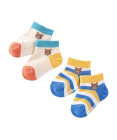 MIKI HOUSE HOT BISCUITS カバーオール＆ローカットソックスギフトセット【BOX付き】