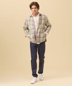 J.PRESS MEN オックスフォードマルチカラーチェック シャツブルゾン