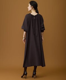 自由区 L 【SHIHOさん着用】TWドレープツイル3WAYボウタイ ワンピース