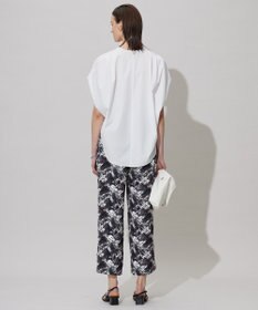 ICB 【接触冷感・UVカット・洗える】ヴィンテージスパンブロード デザインブラウス