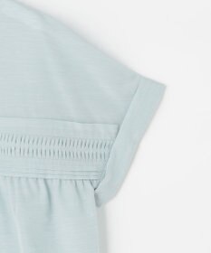 J.PRESS LADIES S ソフトシアークロス フレンチスリーブ ブラウス