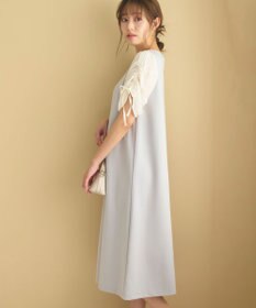 Feroux 【洗える】ドロストスリーブカットソー ワンピース