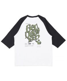 WEGO 【ユニセックス着用ITEM/MLサイズ展開】別注BENDAVISグラフィックラグランT（7S）