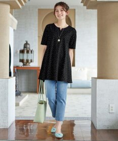 Tiaclasse 【おのののかさん着用 】「冷凛（ひやりん）」カノコバックフレアカットソー