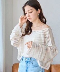 WEGO メッシュリボンカーディガン