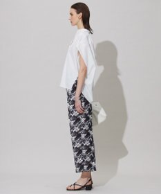 ICB 【接触冷感・UVカット・洗える】ヴィンテージスパンブロード デザインブラウス