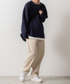 WEGO フェイクレイヤードプルオーバー