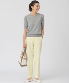 23区 【アンサンブル対応】サステナブルウール 半袖 ニット