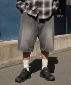 WEGO イージーバギーデニムショーツ