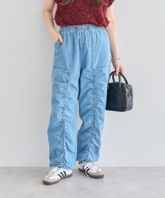 Green Parks ・ＳＵＧＡＲ　ＳＰＯＯＮ　デニムギャザーパンツ