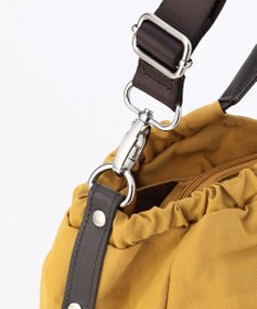 LA BAGAGERIE 【MONICA】サイドギャザー2WAYトートバッグ Mサイズ