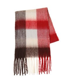 Green Parks ・ｆｕｒｒｙ　ｒａｔｅ　グラデーションチェックマフラー