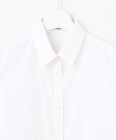 J.PRESS LADIES S 【リクルート対応】ホワイトブロード シャツカラーブラウス