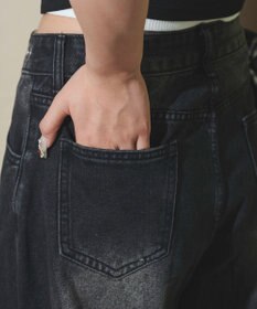 WEGO フェイクシャツスリーブデニム