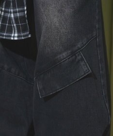 WEGO フェイクシャツスリーブデニム