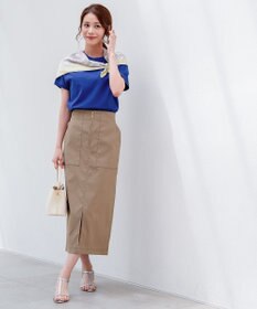 ANY SIS 【2WAY】フロントジップタイト スカート