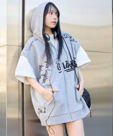 WEGO 【ユニセックス着用ITEM/MLサイズ展開】ジャガードノースリジップパーカー